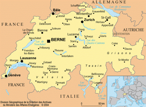 Suisse Map Suisse Map